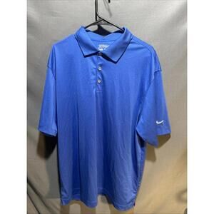 men's Nike Golf Tour Performance Dri-FIT polo shirt in blue Size XL #369